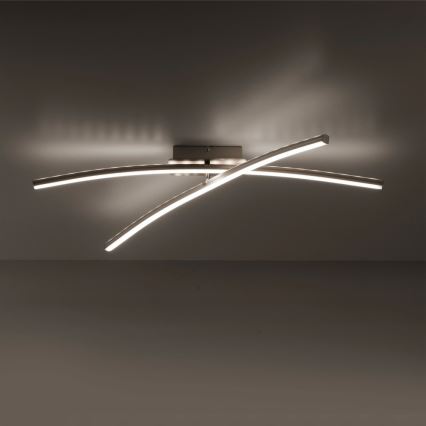 Leuchten Direkt 11255-55 - Lámpara de araña LED RGB regulable ALINA 2xLED/8,1W/230V 2700-5000K + mando a distancia