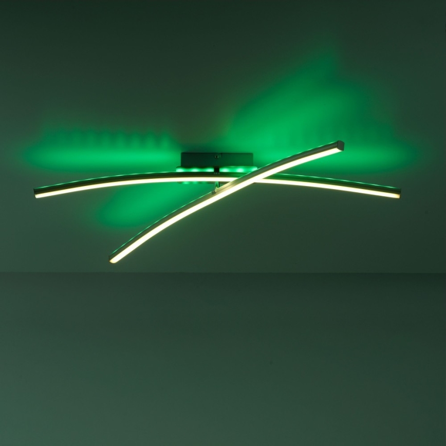 Leuchten Direkt 11255-55 - Lámpara de araña LED RGB regulable ALINA 2xLED/8,1W/230V 2700-5000K + mando a distancia
