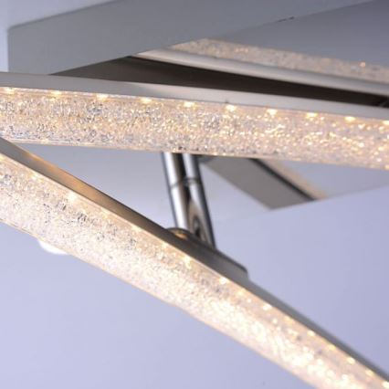 Leuchten Direkt 11290-17 - Lámpara de suspensión LED SIMON 2xLED/5W/230V cromo brillante