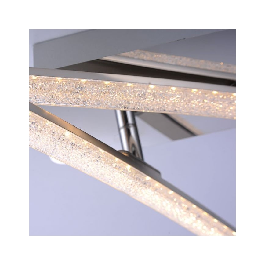 Leuchten Direkt 11290-17 - Lámpara de suspensión LED SIMON 2xLED/5W/230V cromo brillante