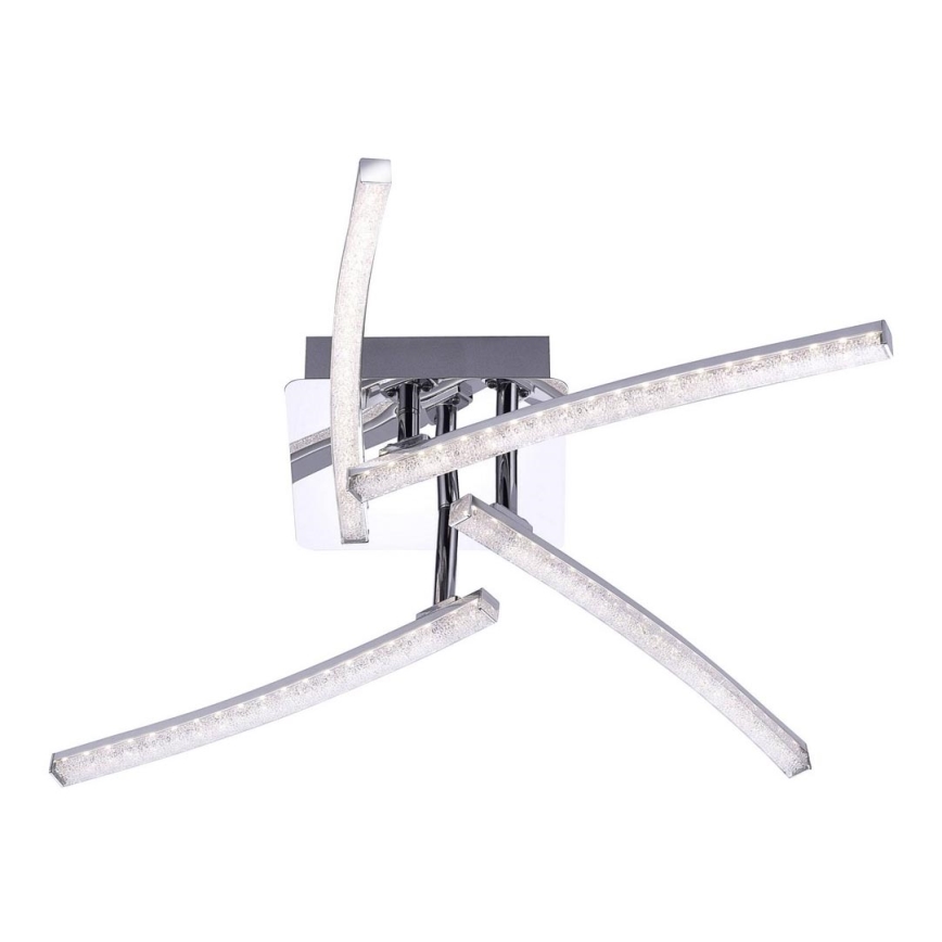 Leuchten Direkt 11291-17 - Lámpara de suspensión LED SIMON 4xLED/3W/230V cromo brillante