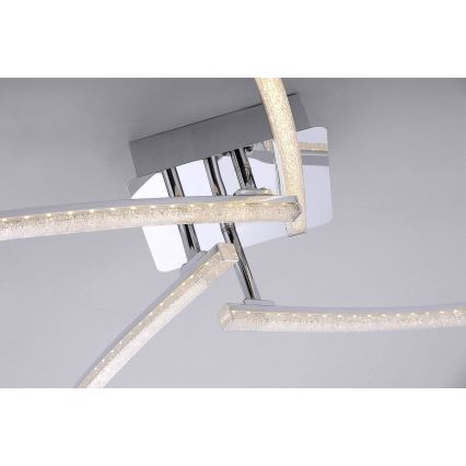 Leuchten Direkt 11291-17 - Lámpara de suspensión LED SIMON 4xLED/3W/230V cromo brillante