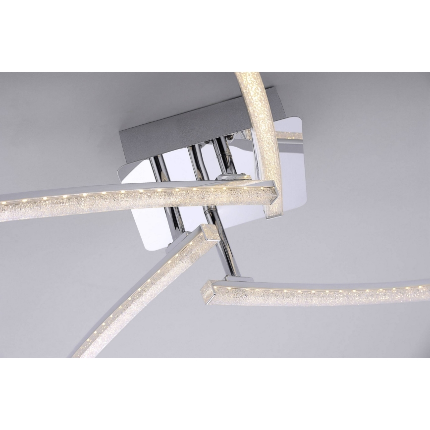 Leuchten Direkt 11291-17 - Lámpara de suspensión LED SIMON 4xLED/3W/230V cromo brillante