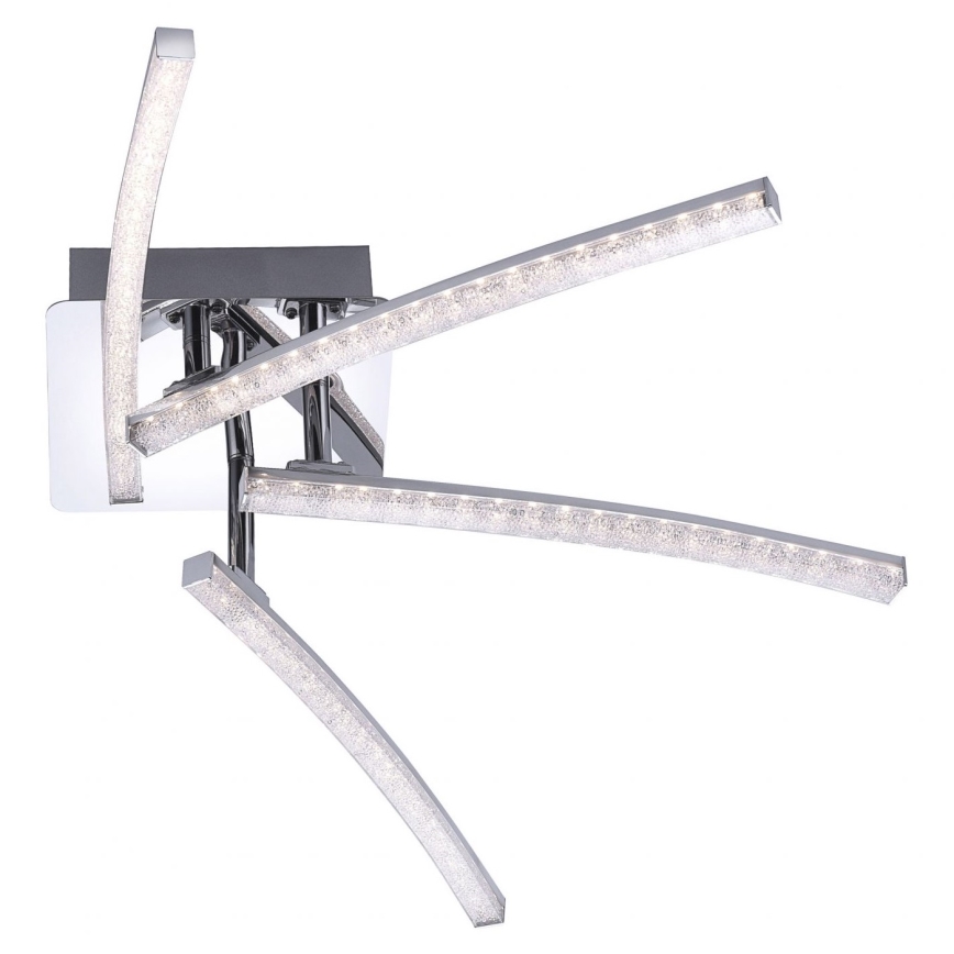 Leuchten Direkt 11291-17 - Lámpara de suspensión LED SIMON 4xLED/3W/230V cromo brillante