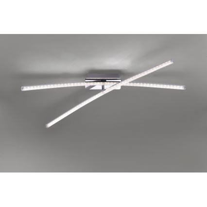 Leuchten Direkt 11292-17 - Lámpara de suspensión LED SIMON 2xLED/8W/230V cromo brillante