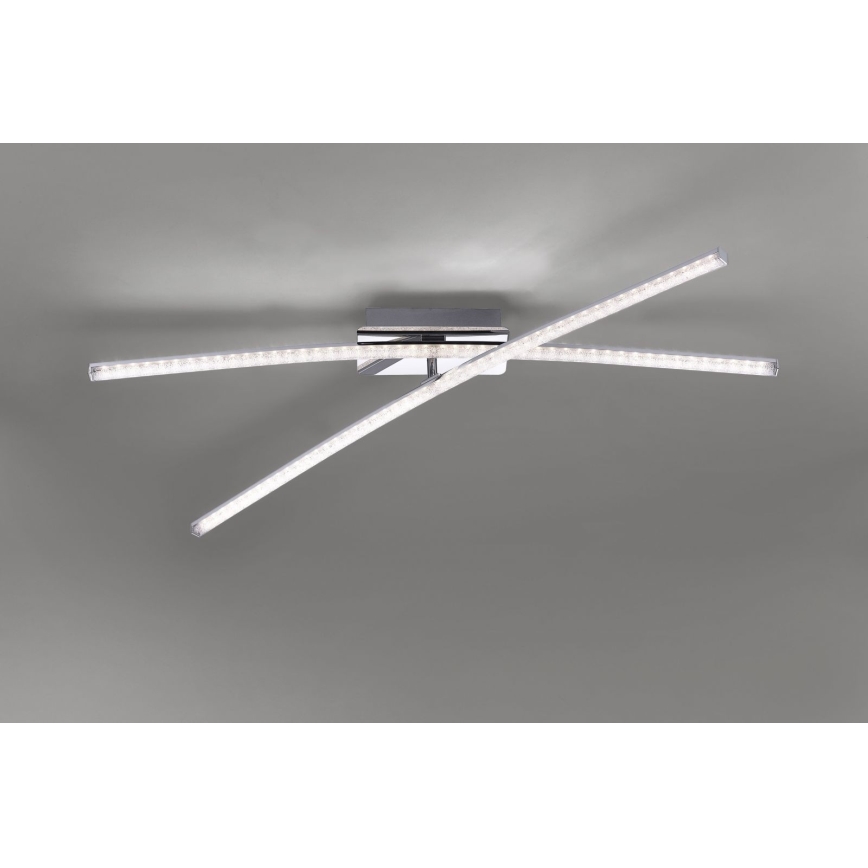 Leuchten Direkt 11292-17 - Lámpara de suspensión LED SIMON 2xLED/8W/230V cromo brillante