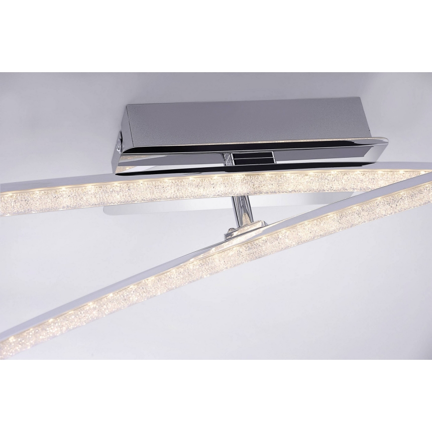 Leuchten Direkt 11292-17 - Lámpara de suspensión LED SIMON 2xLED/8W/230V cromo brillante