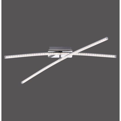 Leuchten Direkt 11292-17 - Lámpara de suspensión LED SIMON 2xLED/8W/230V cromo brillante