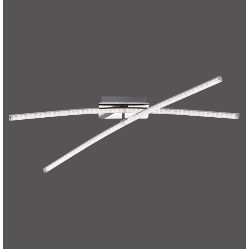 Leuchten Direkt 11292-17 - Lámpara de suspensión LED SIMON 2xLED/8W/230V cromo brillante