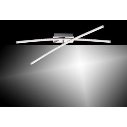 Leuchten Direkt 11292-17 - Lámpara de suspensión LED SIMON 2xLED/8W/230V cromo brillante