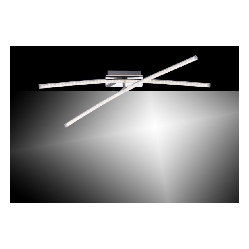Leuchten Direkt 11292-17 - Lámpara de suspensión LED SIMON 2xLED/8W/230V cromo brillante