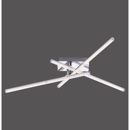 Leuchten Direkt 11293-17 - Lámpara de suspensión LED SIMON 3xLED/5W/230V cromo brillante