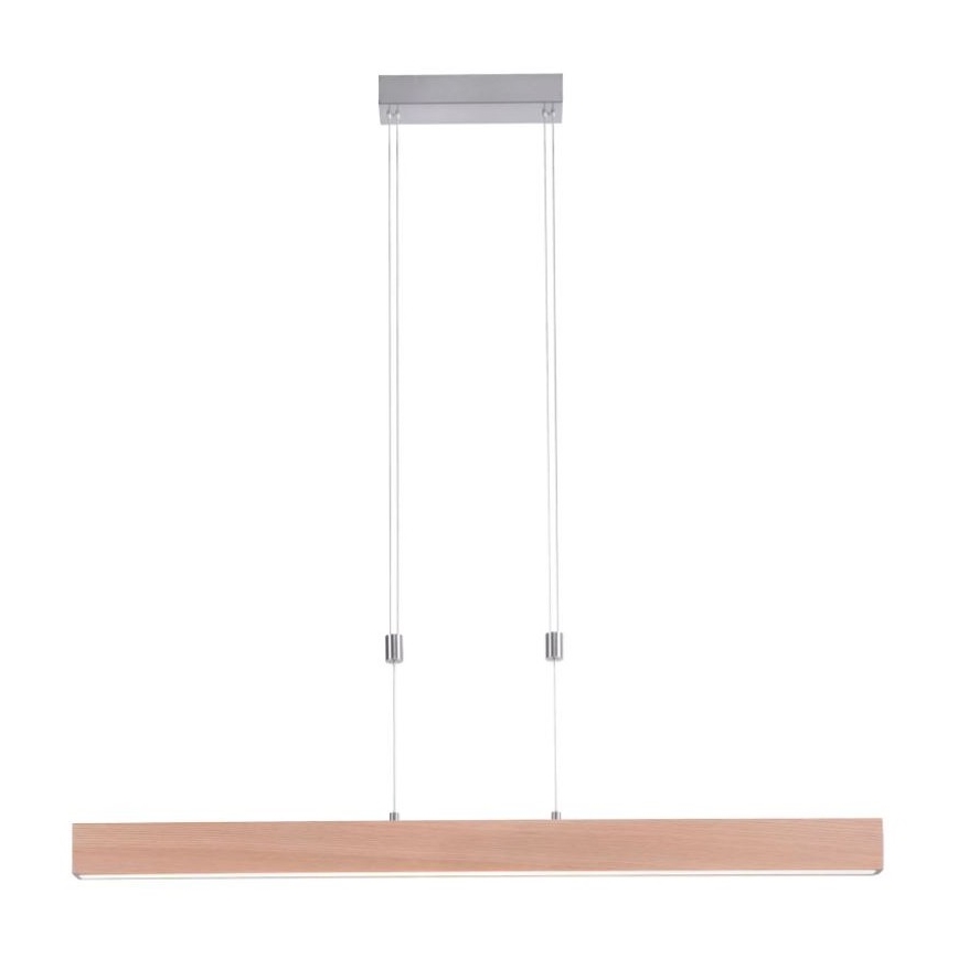 Leuchten Direkt 11420-78 - Lámpara colgante LED en cable AMANDA LED/30W/230V 2700-5000K 110 cm marrón