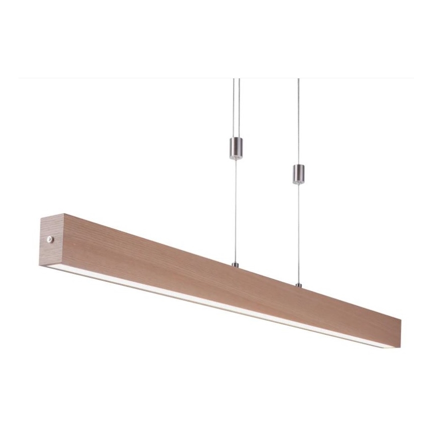 Leuchten Direkt 11420-78 - Lámpara colgante LED en cable AMANDA LED/30W/230V 2700-5000K 110 cm marrón