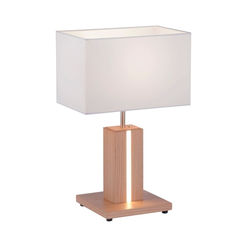 Leuchten Direkt 11421-78 - Lámpara de mesa LED regulable AMANDA 1xE27/40W/230V + 1xLED/5W