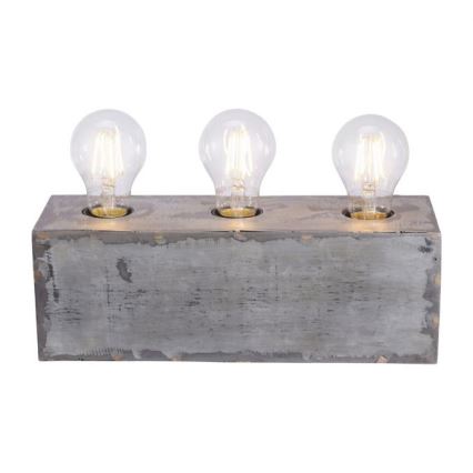 Leuchten Direkt 11498-77 - Lámpara de mesa SAMIA 3xE27/25W/230V