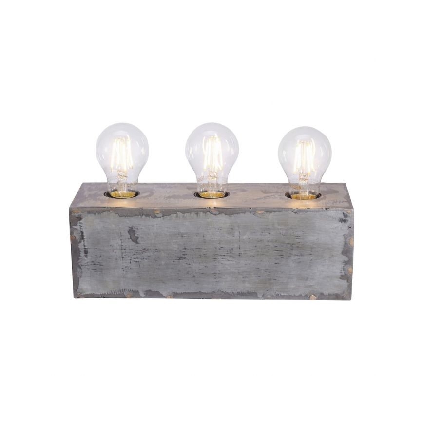 Leuchten Direkt 11498-77 - Lámpara de mesa SAMIA 3xE27/25W/230V