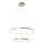 Leuchten Direkt 11525-12 - LED Lámpara colgante CIRCLE 1xLED/18,5W/230V + LED/23,5W