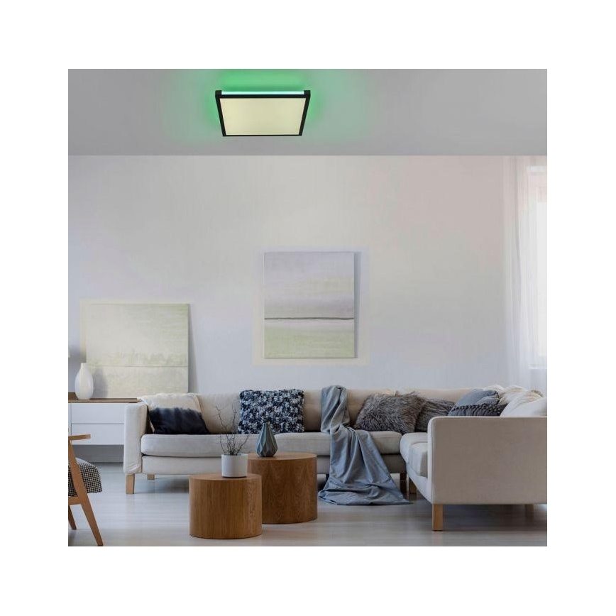 Leuchten Direkt 11621-18 - Plafón LED RGB regulable MARIO LED/24W/230V 2700-5000K + CR