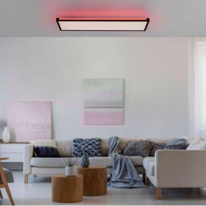 Leuchten Direkt 11622-18 - Plafón LED RGB regulable MARIO LED/29W/230V 2700-5000K + mando a distancia