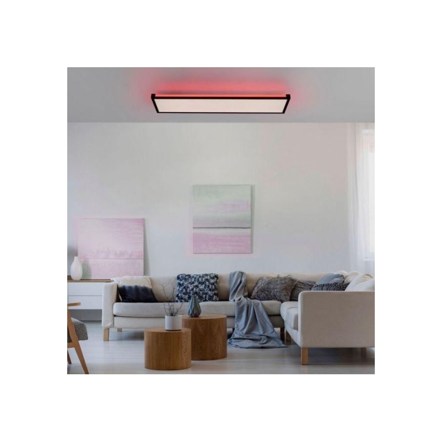 Leuchten Direkt 11622-18 - Plafón LED RGB regulable MARIO LED/29W/230V 2700-5000K + mando a distancia