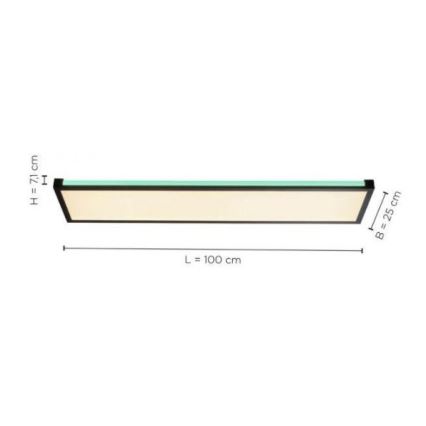 Leuchten Direkt 11622-18 - Plafón LED RGB regulable MARIO LED/29W/230V 2700-5000K + mando a distancia