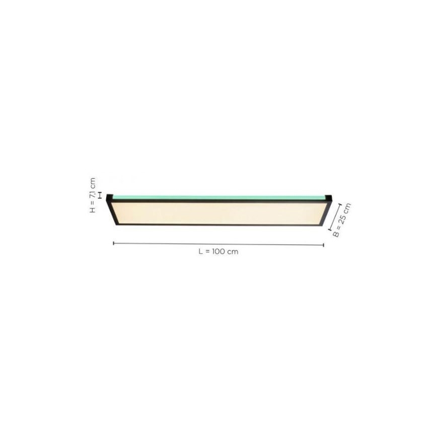 Leuchten Direkt 11622-18 - Plafón LED RGB regulable MARIO LED/29W/230V 2700-5000K + mando a distancia