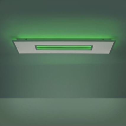 Leuchten Direkt 11646-16 - Lámpara de techo regulable LED RGB RECESS LED/41W/230V + LED/7,5W + mando a distancia