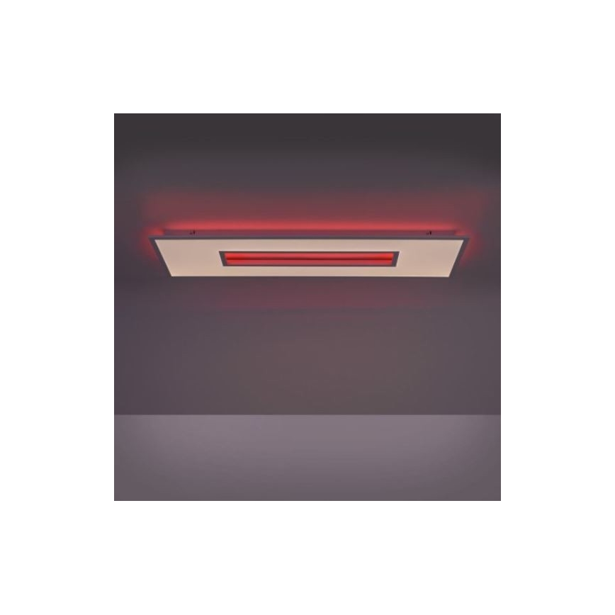 Leuchten Direkt 11646-16 - Lámpara de techo regulable LED RGB RECESS LED/41W/230V + LED/7,5W + mando a distancia