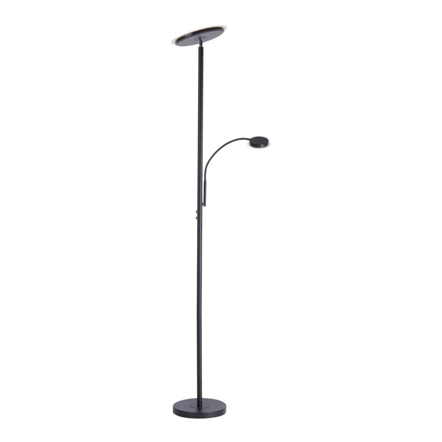 Leuchten Direkt 11709-18 - Lámpara de pie regulable LED HANS LED/22W/230V + LED/4W
