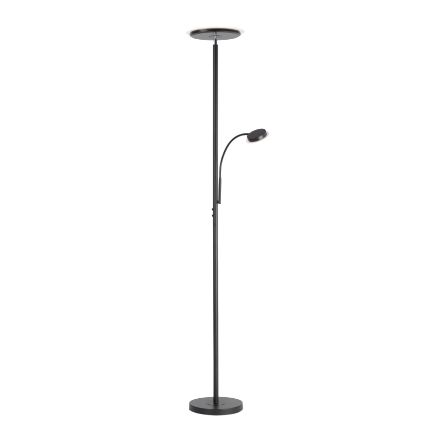 Leuchten Direkt 11709-18 - Lámpara de pie regulable LED HANS LED/22W/230V + LED/4W