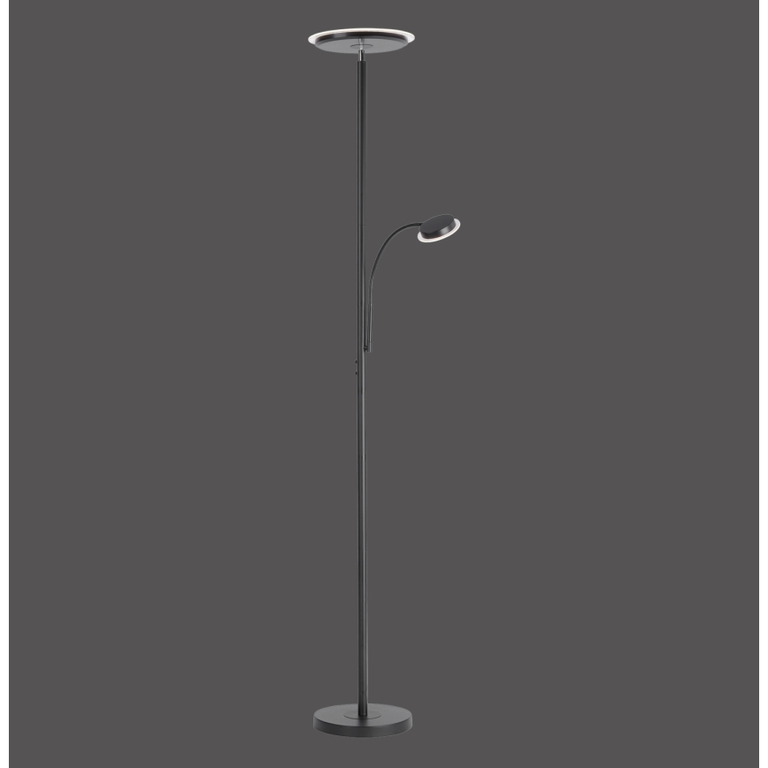 Leuchten Direkt 11709-18 - Lámpara de pie regulable LED HANS LED/22W/230V + LED/4W