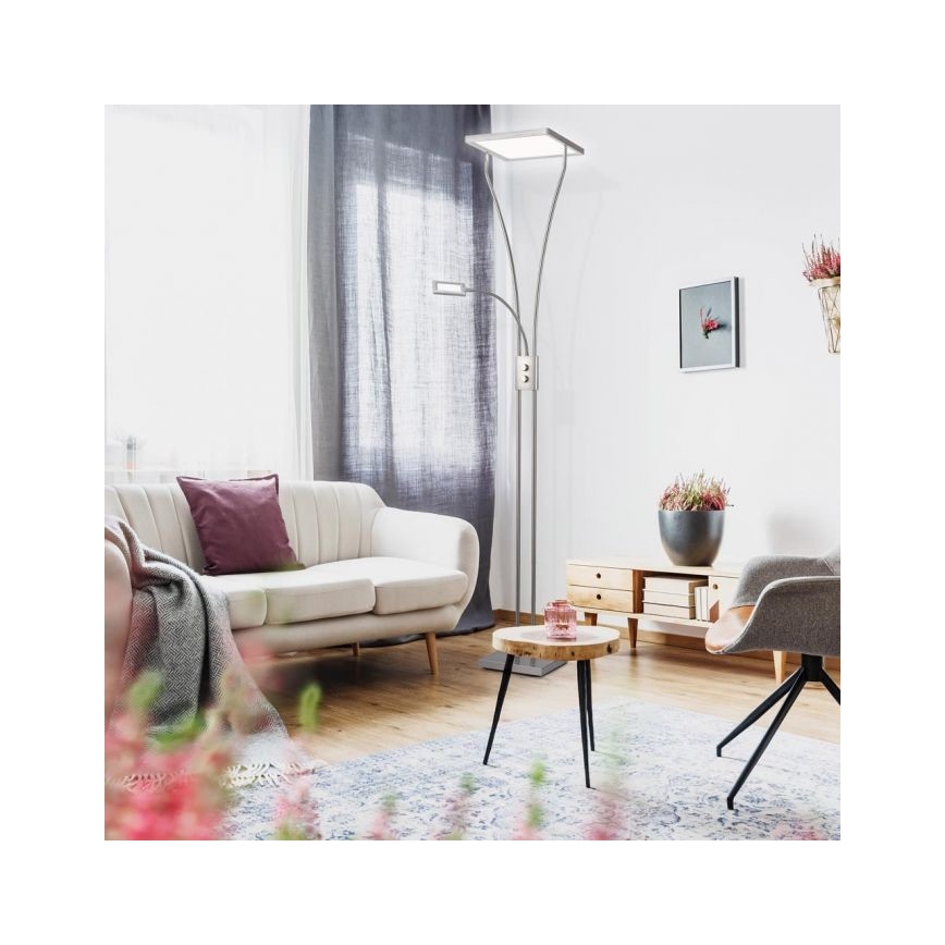 Leuchten Direkt 11722-55 - Lámpara LED regulable MARIAN LED/33,5W/230V + LED/3,6W