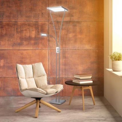 Leuchten Direkt 11722-55 - Lámpara LED regulable MARIAN LED/33,5W/230V + LED/3,6W