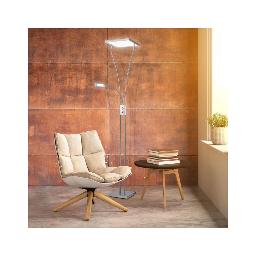 Leuchten Direkt 11722-55 - Lámpara LED regulable MARIAN LED/33,5W/230V + LED/3,6W