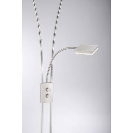 Leuchten Direkt 11776-55 - Lámpara de pie LED regulable HELIA LED/16,8W/230V + 2xLED/3,8W