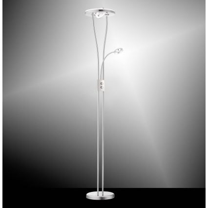 Leuchten Direkt 11778-55 - Lámpara de pie LED regulable HELIA LED/16,8W/230V + 2xLED/3,8W