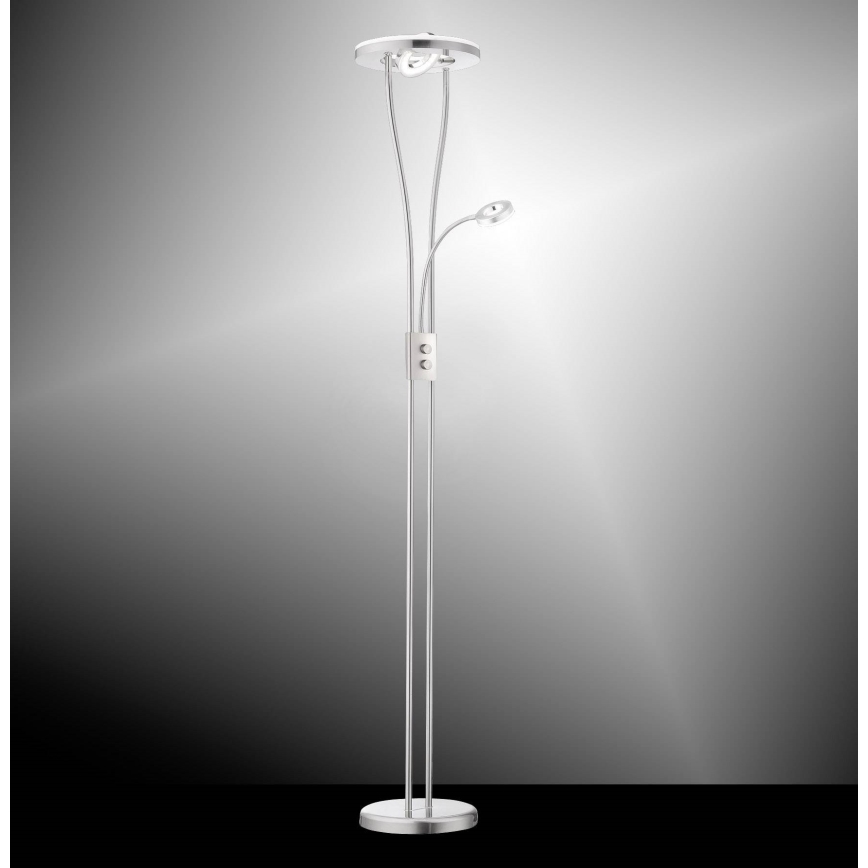 Leuchten Direkt 11778-55 - Lámpara de pie LED regulable HELIA LED/16,8W/230V + 2xLED/3,8W