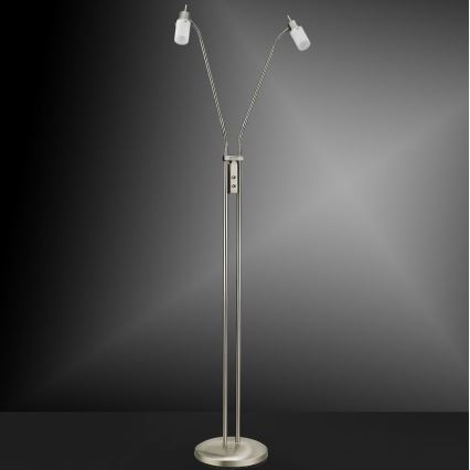 Leuchten Direkt 11937-55 - Lámpara de pie LED MAX LED 2xGU10/4W/230V