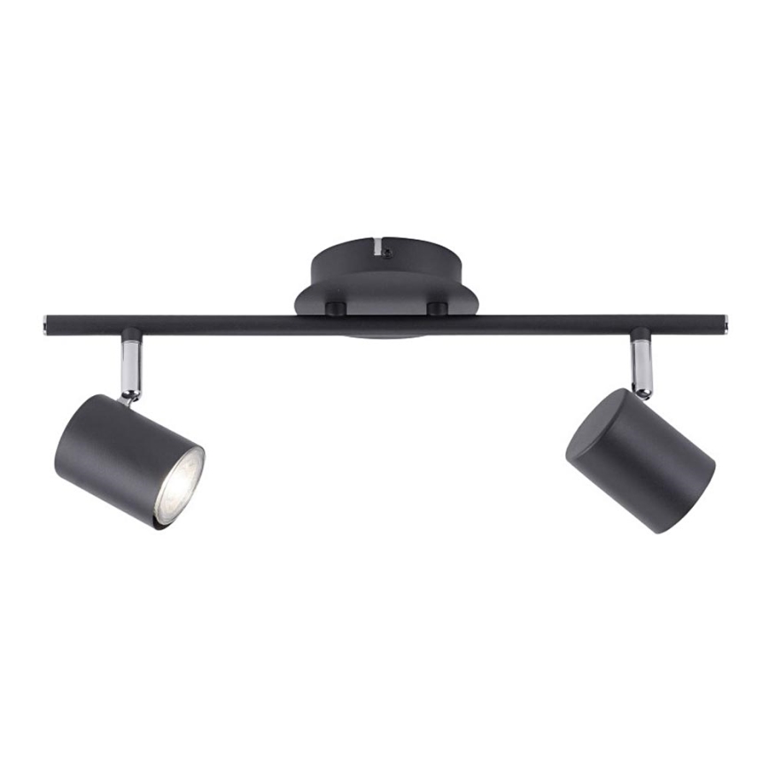 Leuchten Direkt 11942-13 - Foco LED TARIK 2xGU10/5W/230V antracita