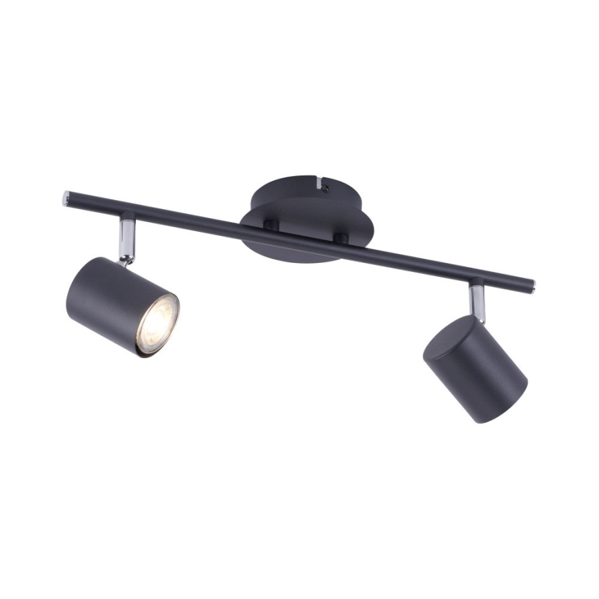 Leuchten Direkt 11942-13 - Foco LED TARIK 2xGU10/5W/230V antracita