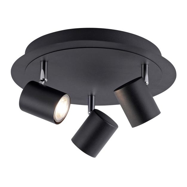Leuchten Direkt 11943-13 - Foco LED TARIK 3xGU10/5W/230V antracita