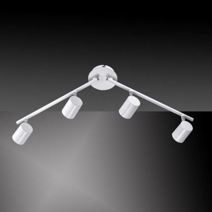 Leuchten Direkt 11944-16 - Foco LED TARIK 4xGU10/5W/230V blanco