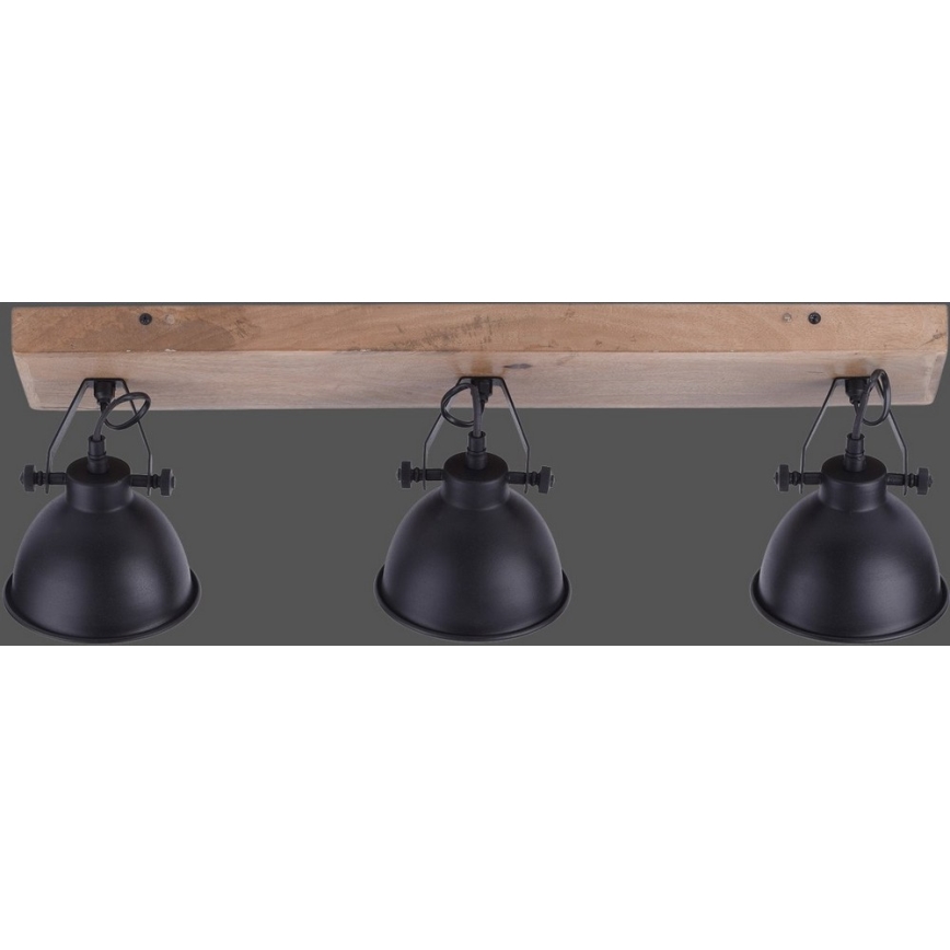 Leuchten Direkt 11983-18 - Foco SAMIA 3xE14/40W/230V negro