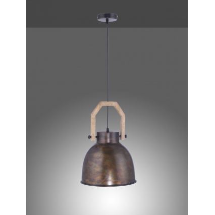 Leuchten Direkt 11986-18 - Lámpara colgante SAMIA 1xE27/40W/230V árbol de mango