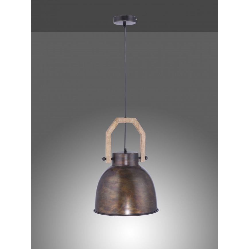 Leuchten Direkt 11986-18 - Lámpara colgante SAMIA 1xE27/40W/230V árbol de mango
