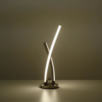 Leuchten Direkt 11991-55 - Lámpara de mesa LED RGB regulable SWING LED/9,5W/230V 2700-5000K + mando a distancia