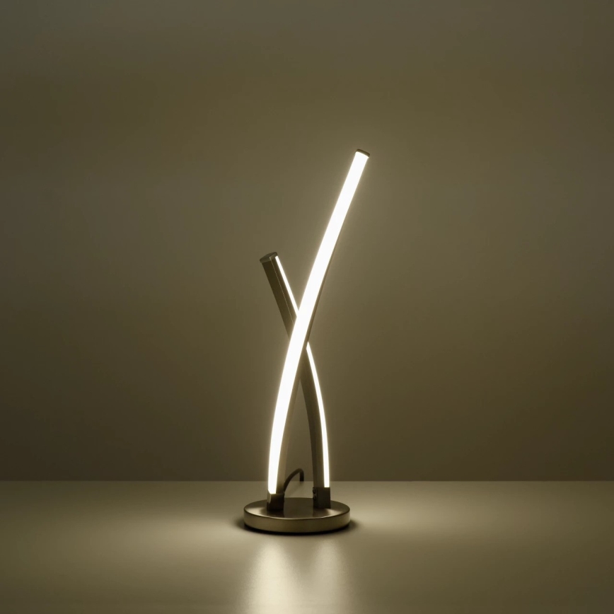 Leuchten Direkt 11991-55 - Lámpara de mesa LED RGB regulable SWING LED/9,5W/230V 2700-5000K + mando a distancia