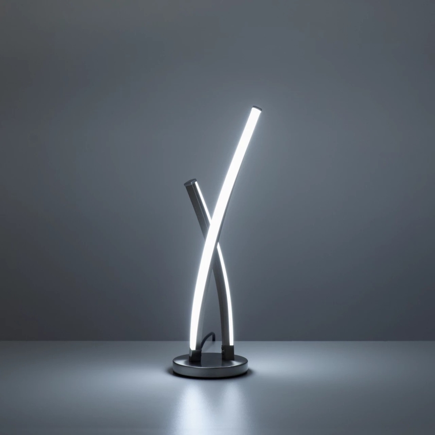 Leuchten Direkt 11991-55 - Lámpara de mesa LED RGB regulable SWING LED/9,5W/230V 2700-5000K + mando a distancia