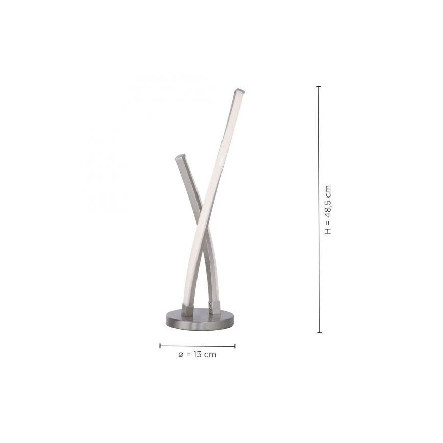 Leuchten Direkt 11991-55 - Lámpara de mesa LED RGB regulable SWING LED/9,5W/230V 2700-5000K + mando a distancia